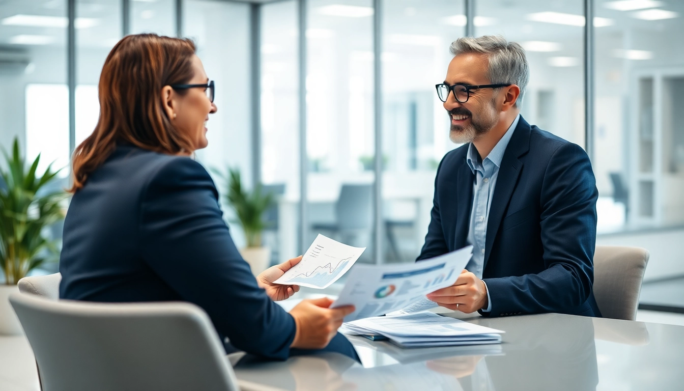 Business loan lender offers expert financial guidance to entrepreneurs in a professional setting.