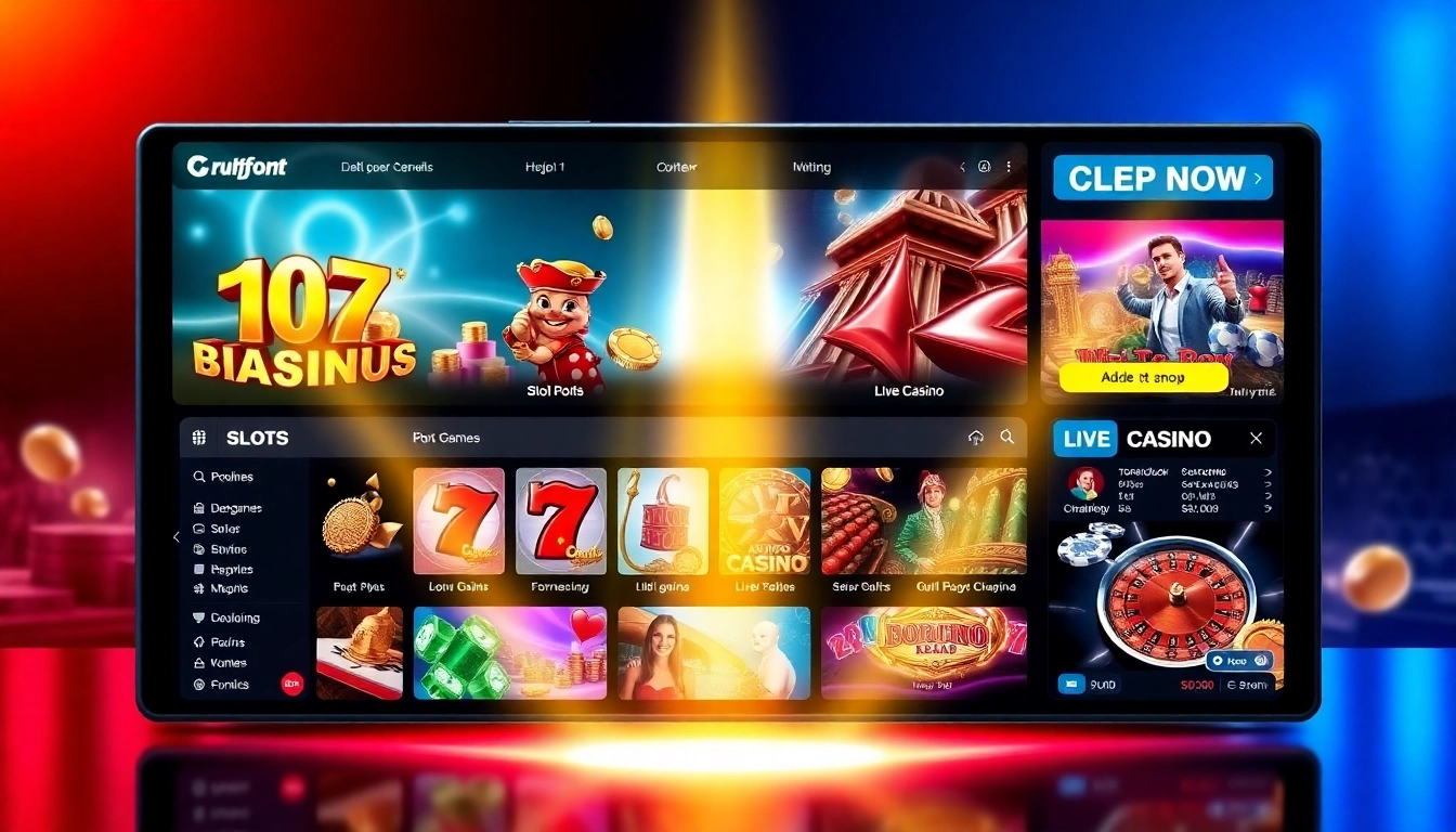 CK444 user engaging with vibrant online gaming platform featuring slots, live casino, and sports bets for maximum thrill.