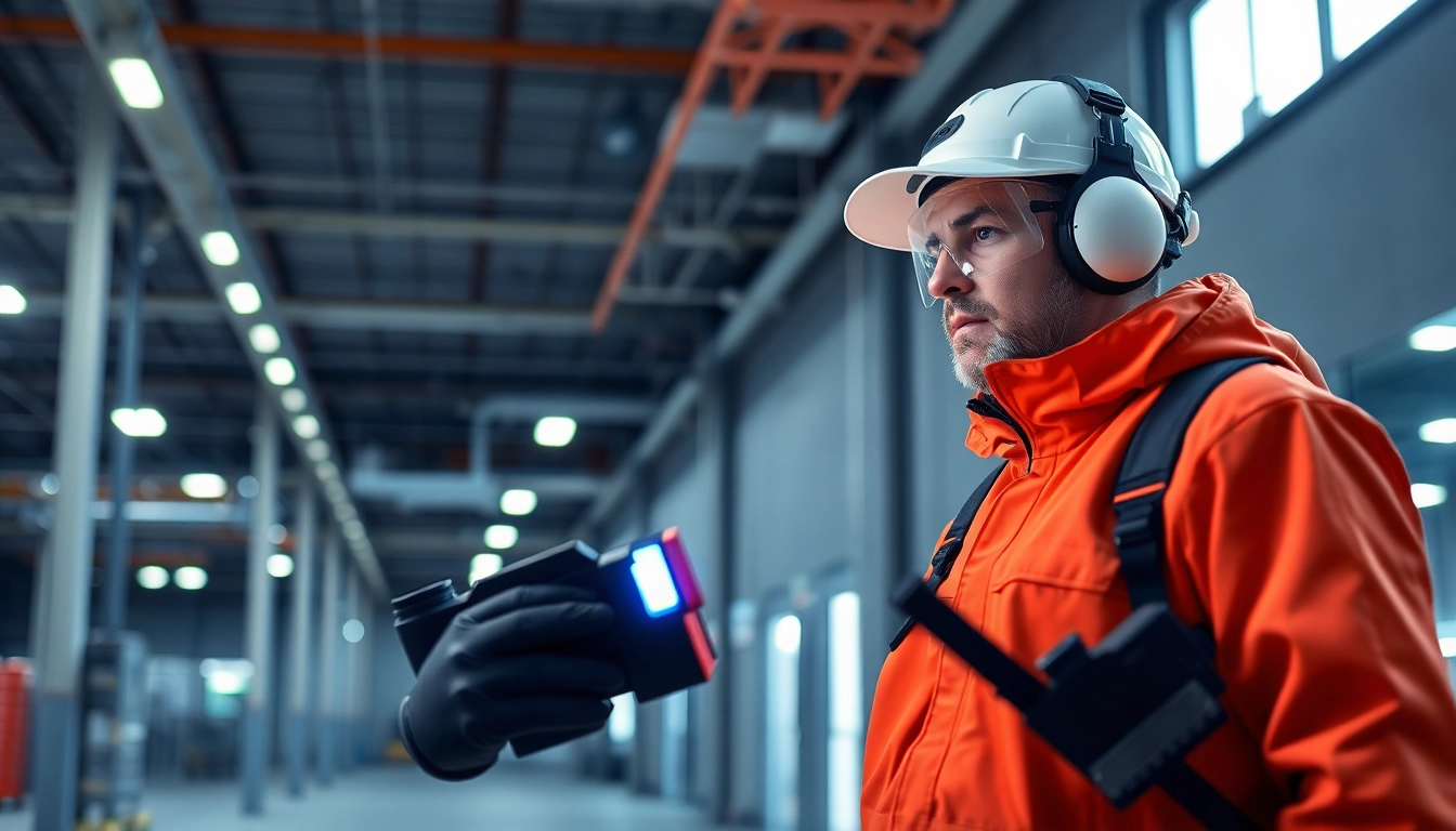 Professionele technicus voert muizen bestrijden uit met moderne monitoring en weringstechnieken in bedrijfspand, voor een muisvrije omgeving.