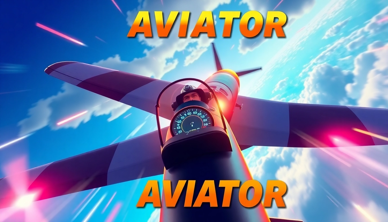 Aviator game in action with a pilot controlling a plane through challenging obstacles and vibrant graphics, highlighting skill and timing.