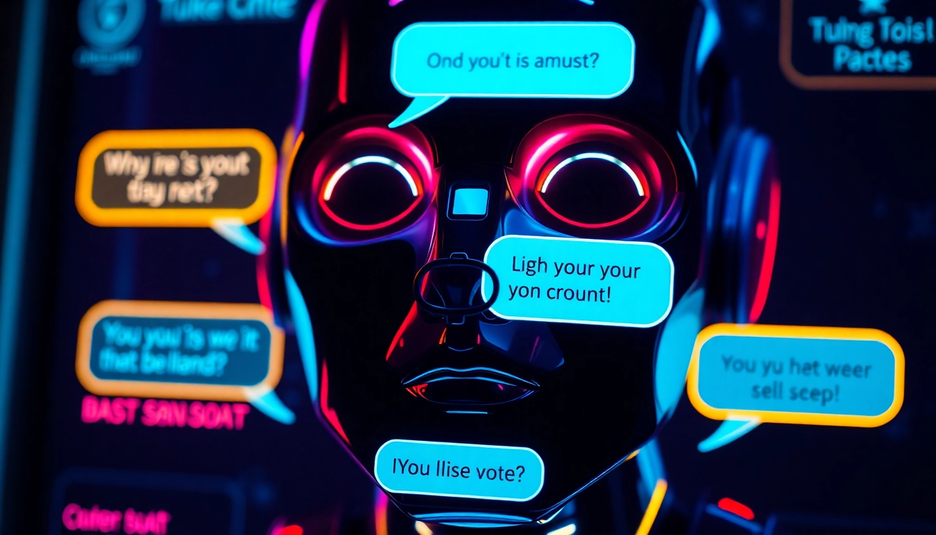 An AI chatbot screen engaged in unfiltered nsfw ai chat, glowing interface with suggestive dialogue, capturing raw, uncensored digital intimacy for screen readers.