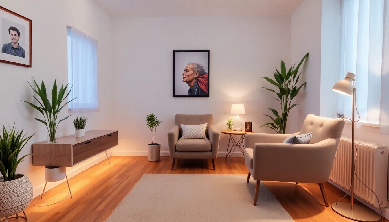 Psycholog Lublin providing compassion and expertise in a cozy, inviting setting for mental health support.