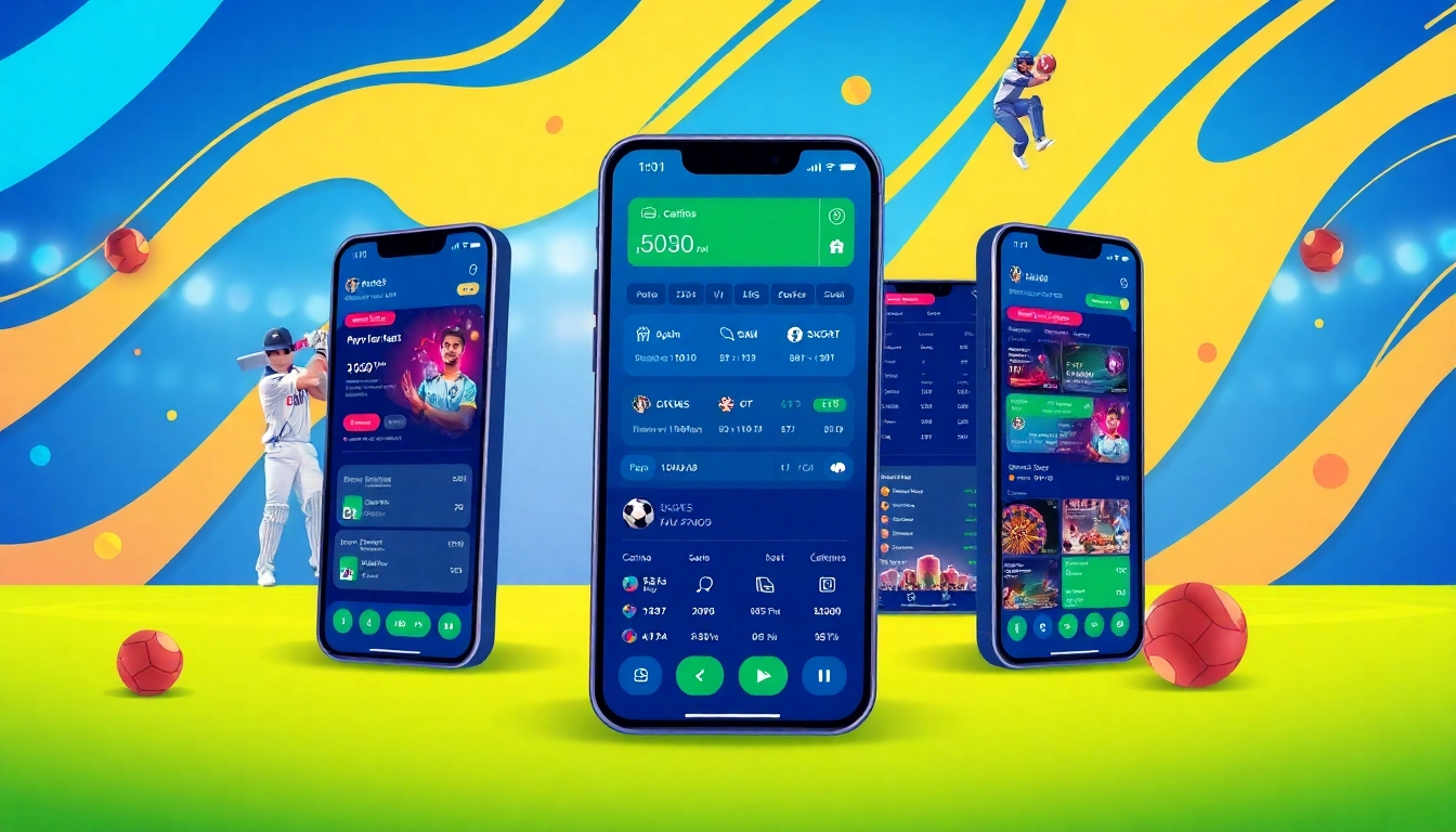 Lotus365's logo displayed on a sleek mobile device screen, showcasing live betting options for cricket and casino games, highlighting instant access and trustworthiness for Indian players.