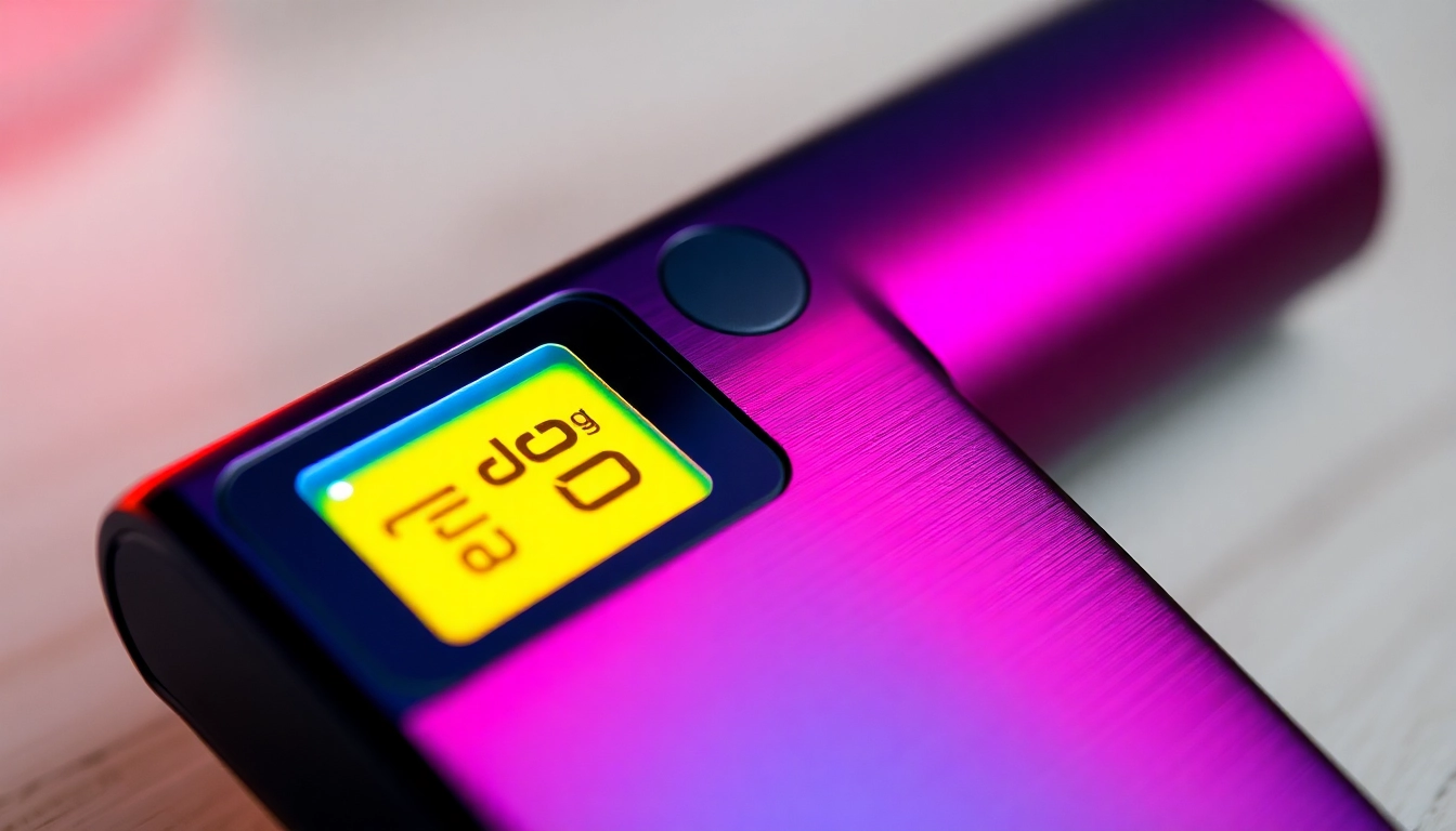 Hitz 2g reviews showcase sleek, high-quality disposable vape with a glowing screen and premium