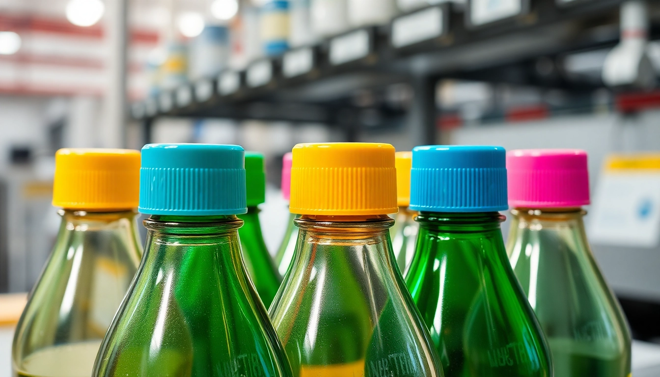 Polietilen sise bottles are shown in a clean factory environment highlighting their durability