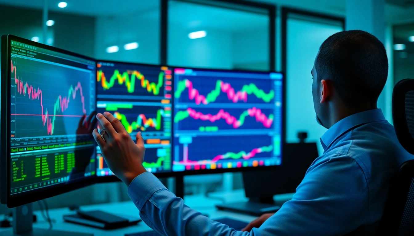 Trading view platform showing detailed market charts and analysis tools for traders and investors