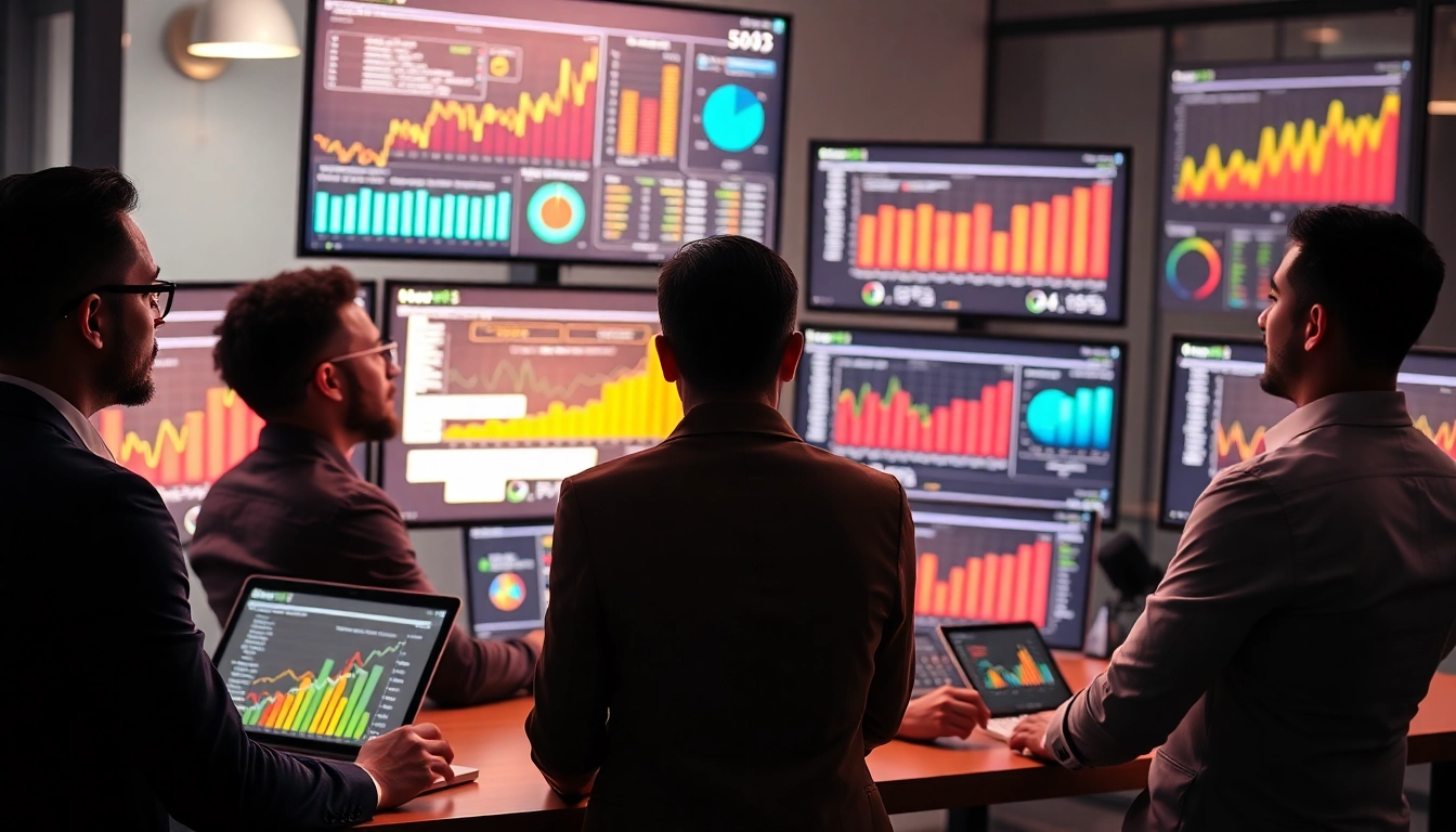 Skilled team executing a agence de posicionamiento web strategy with analytics and digital